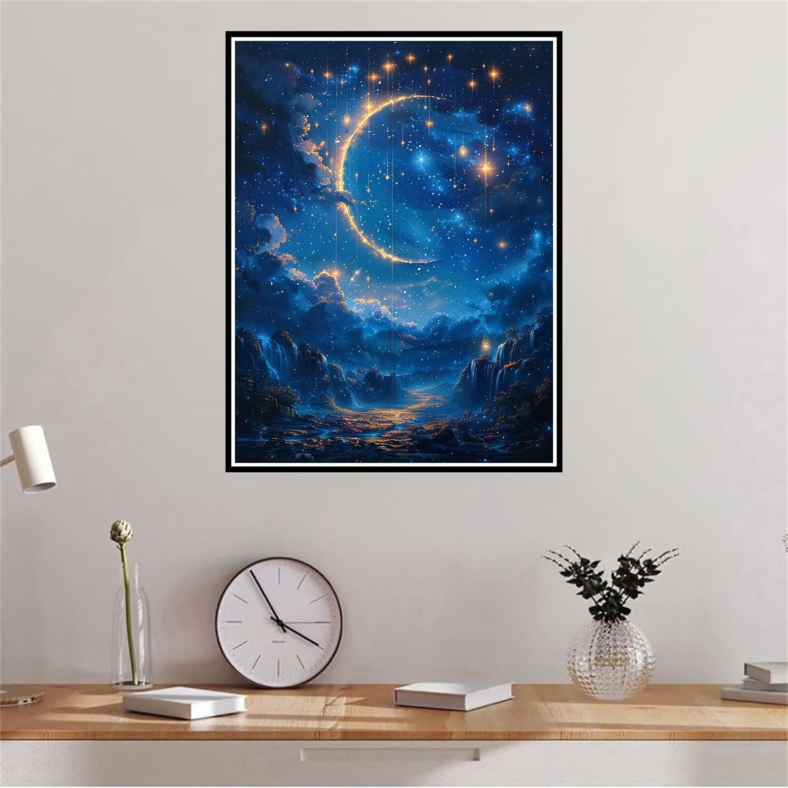 Amazon.co.jp: ダイヤモンドアート 四角いビーズ 月 ダイヤモンド